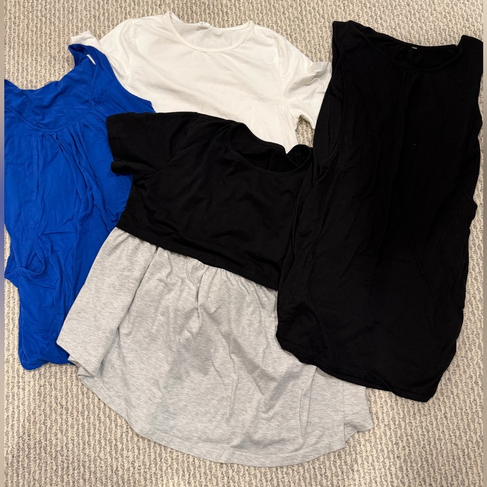 Bundle of 4 Maternity Tops Size M/8
